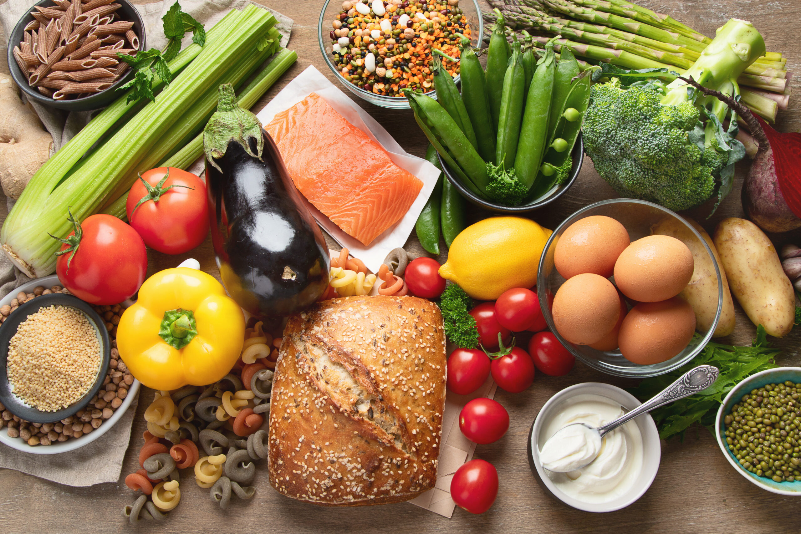The Mediterranean diet is rich in vegetables, fish, whole grains and olive oil