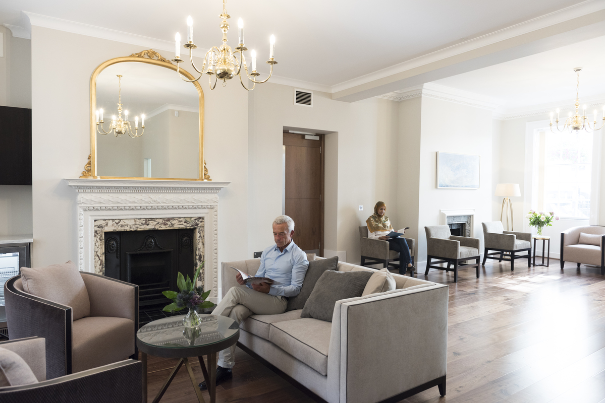 Wimpole Street waiting area